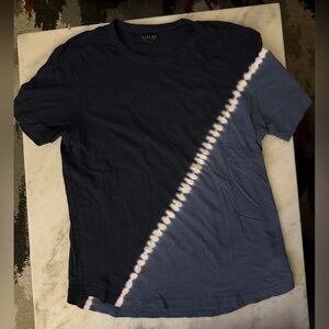 Velvet Men's Navy Blue Tie-Dye Shirt